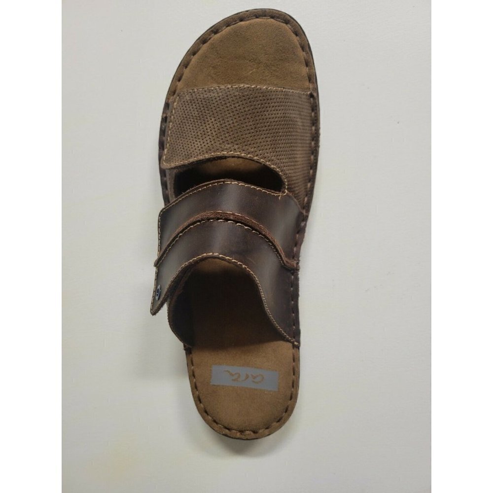 New Ara Men Fabiu Crazy Horse Brown Suede Size 44 EU/ 11US Sandals Slides Casual